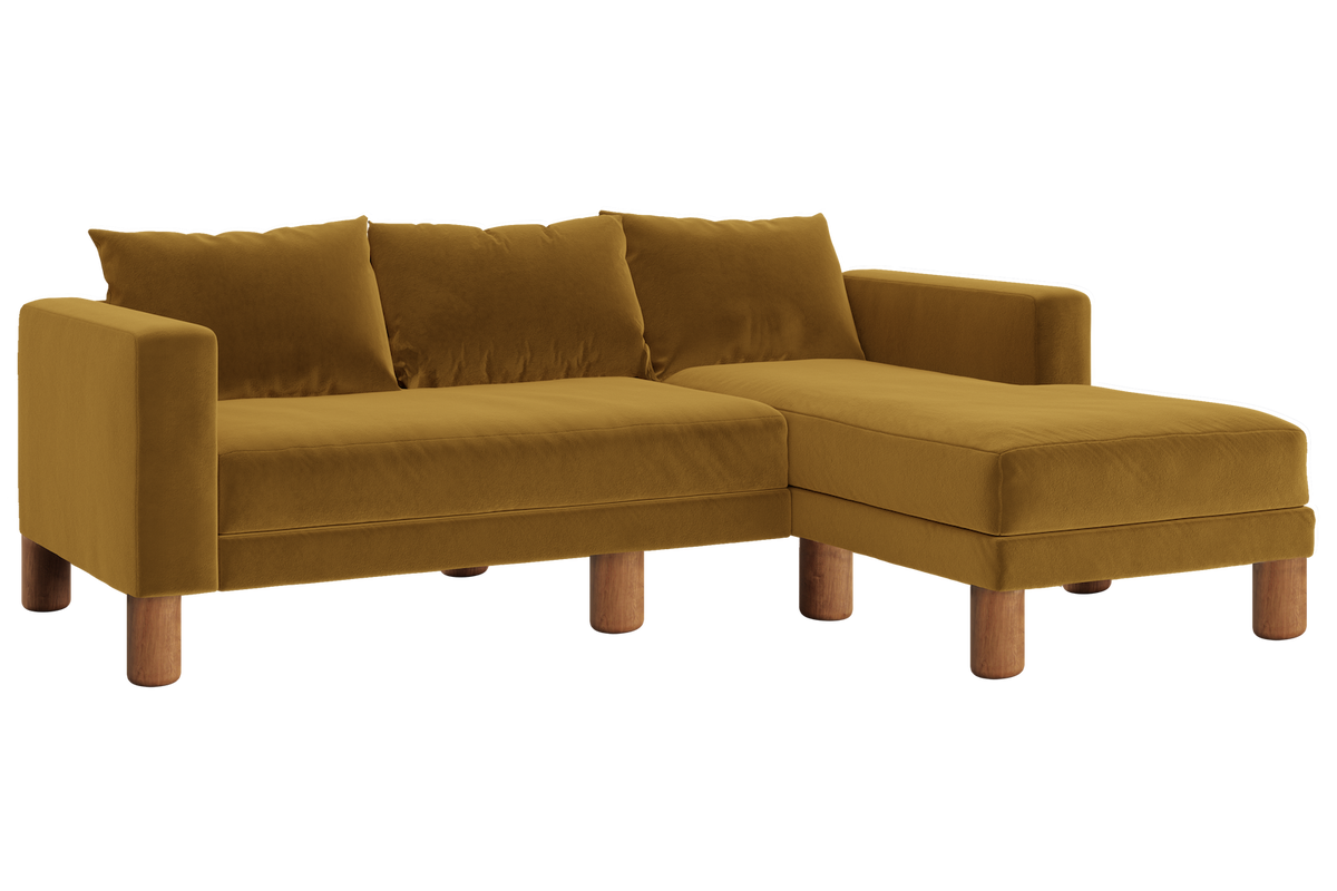 The Essential Sectional | Recycled Velvet