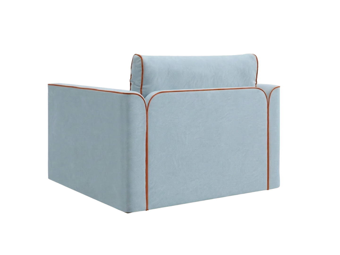The Eclipse Sleeper Chair in Recycled Velvet