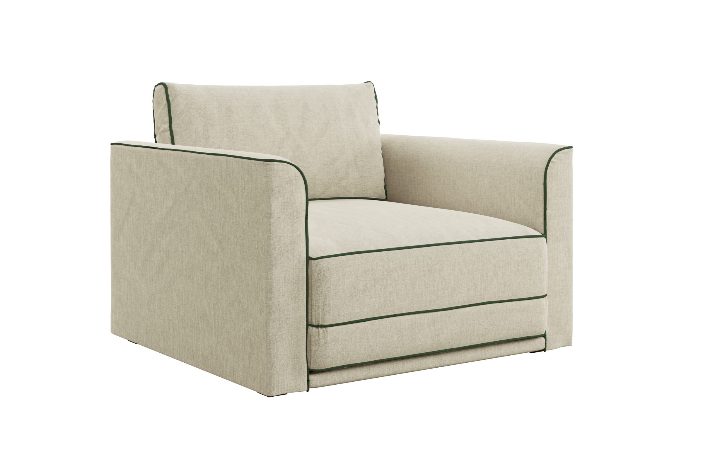 The Eclipse Sleeper Chair in Hemp Blend