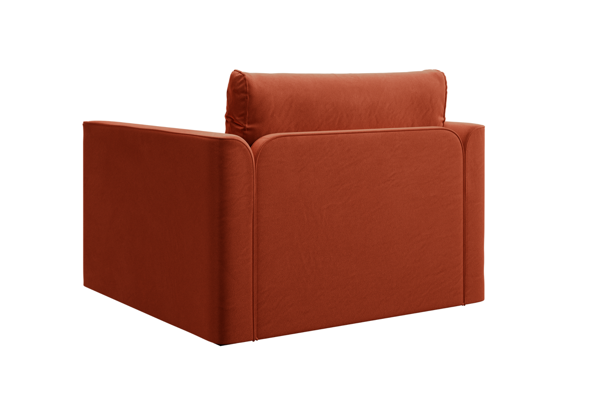The Eclipse Sleeper Chair in Recycled Velvet