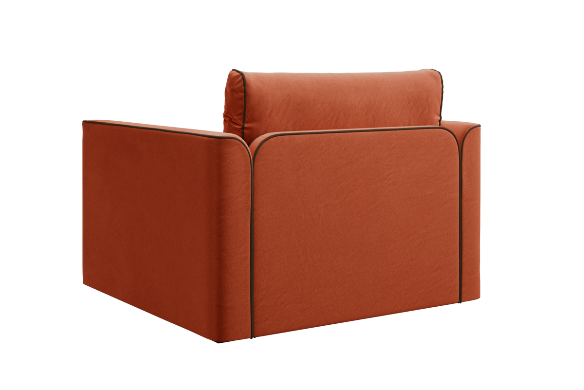 The Eclipse Sleeper Chair in Recycled Velvet