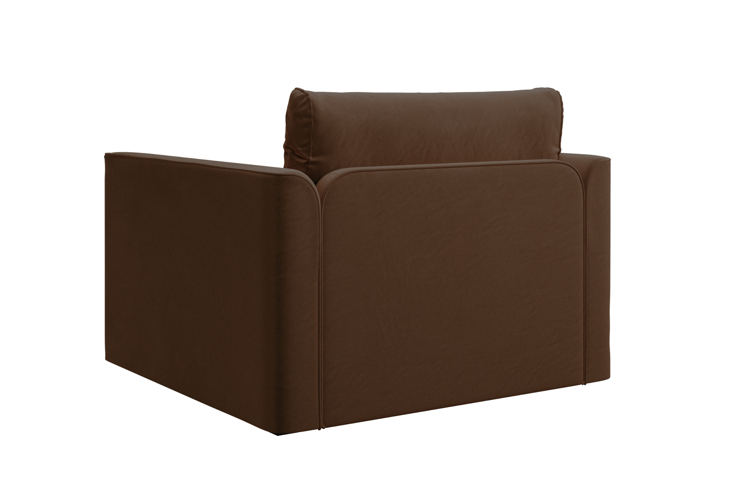 The Eclipse Sleeper Chair in Recycled Velvet