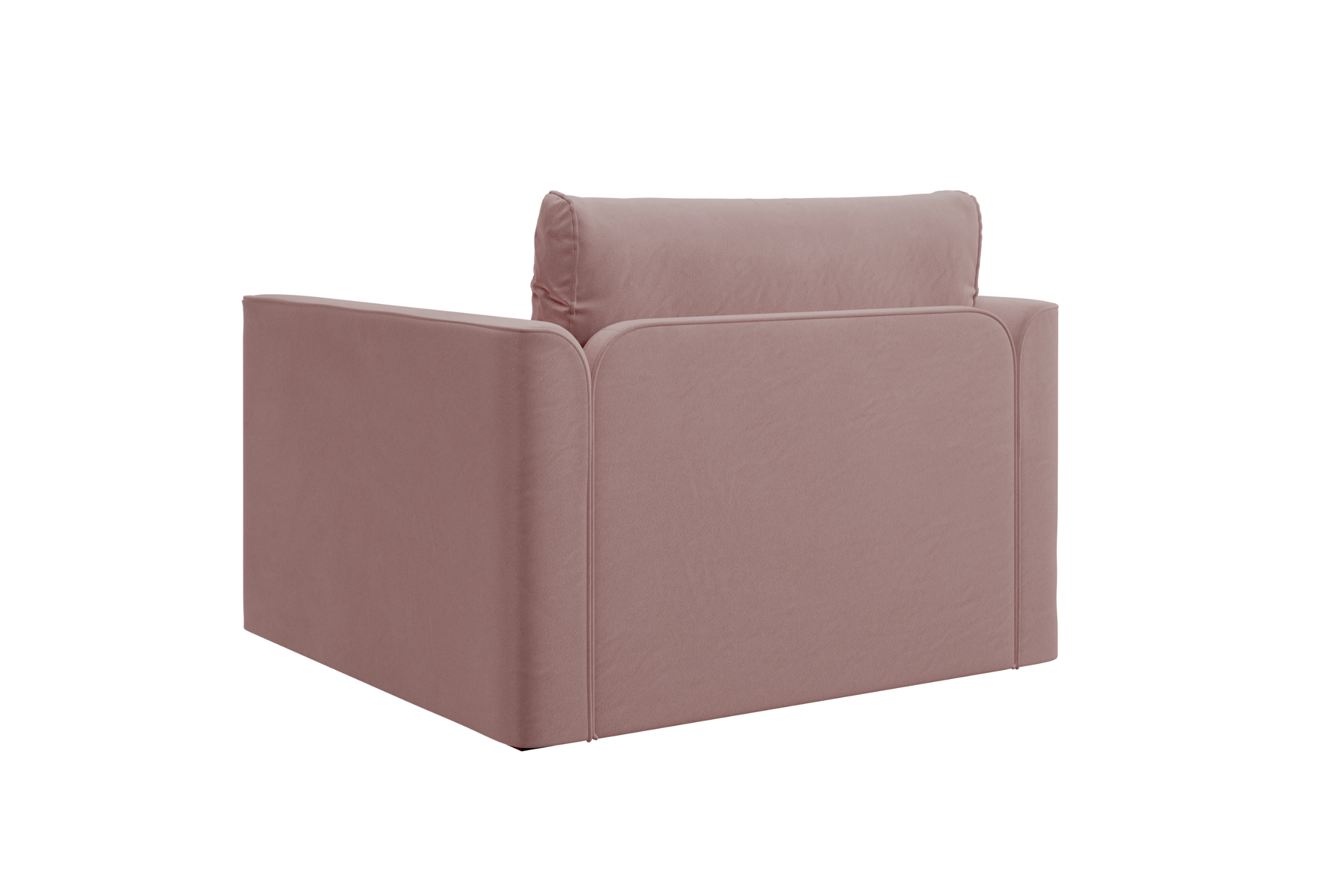 The Eclipse Sleeper Chair in Recycled Velvet