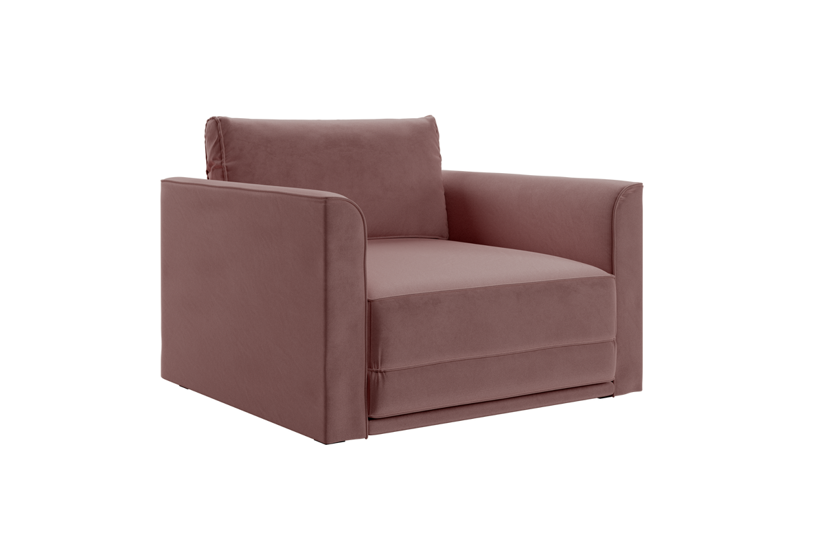 The Eclipse Sleeper Chair in Recycled Velvet