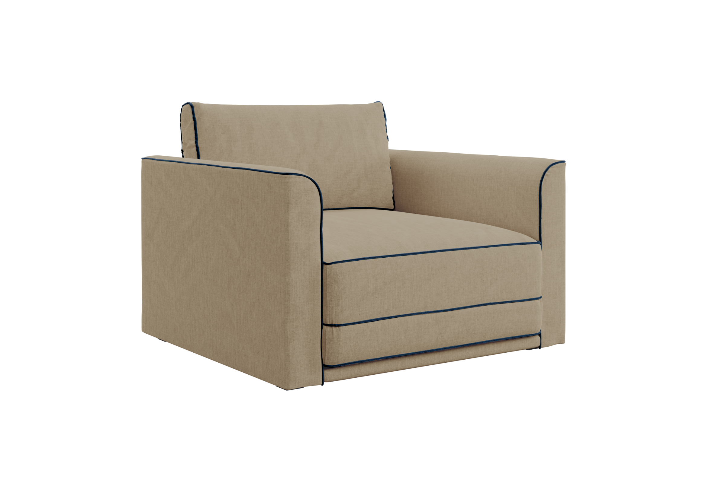 The Eclipse Sleeper Chair in Hemp Blend