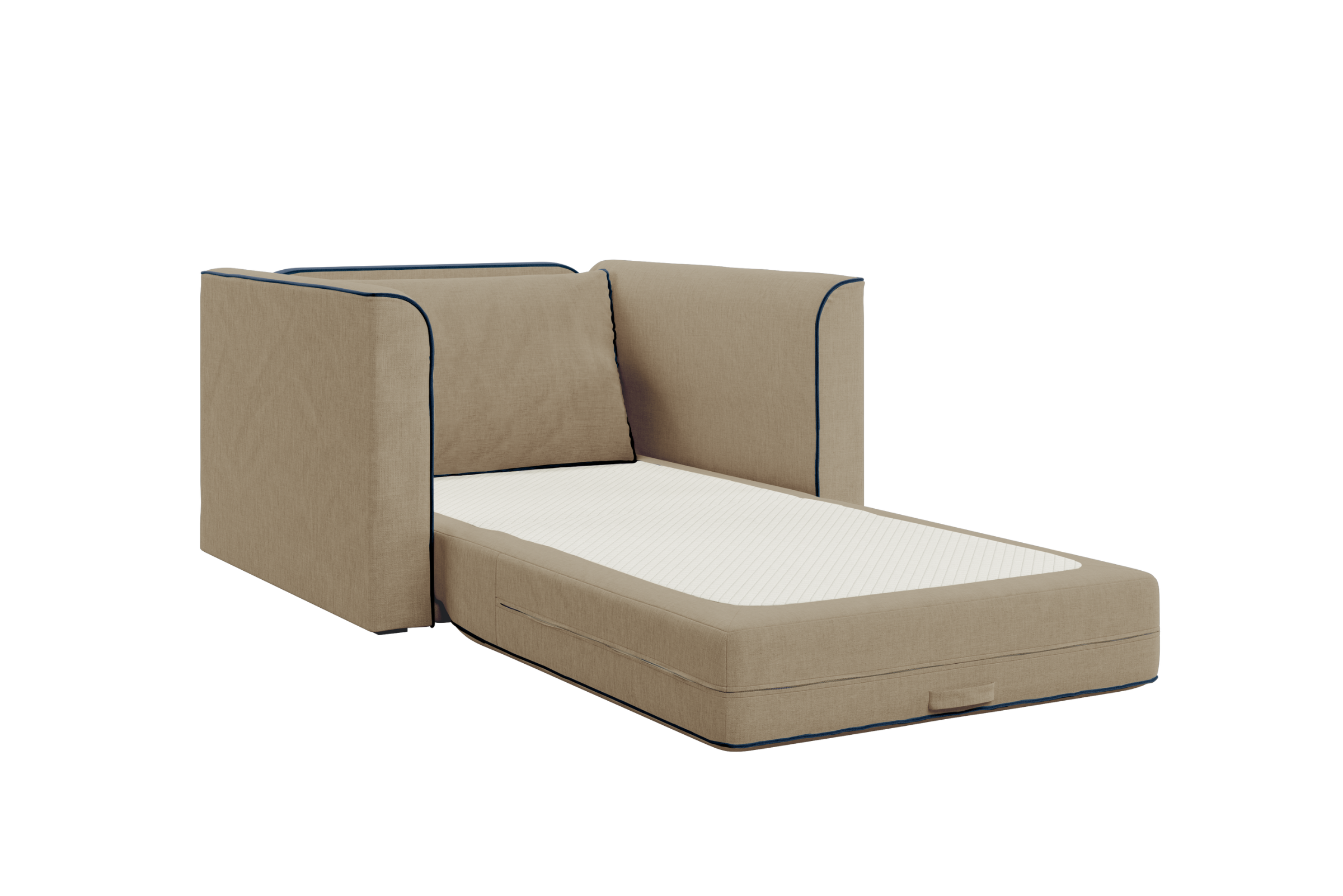 The Eclipse Sleeper Chair in Hemp Blend