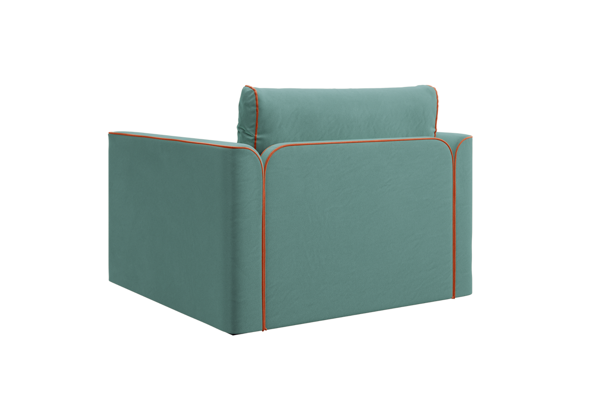 The Eclipse Sleeper Chair in Recycled Velvet