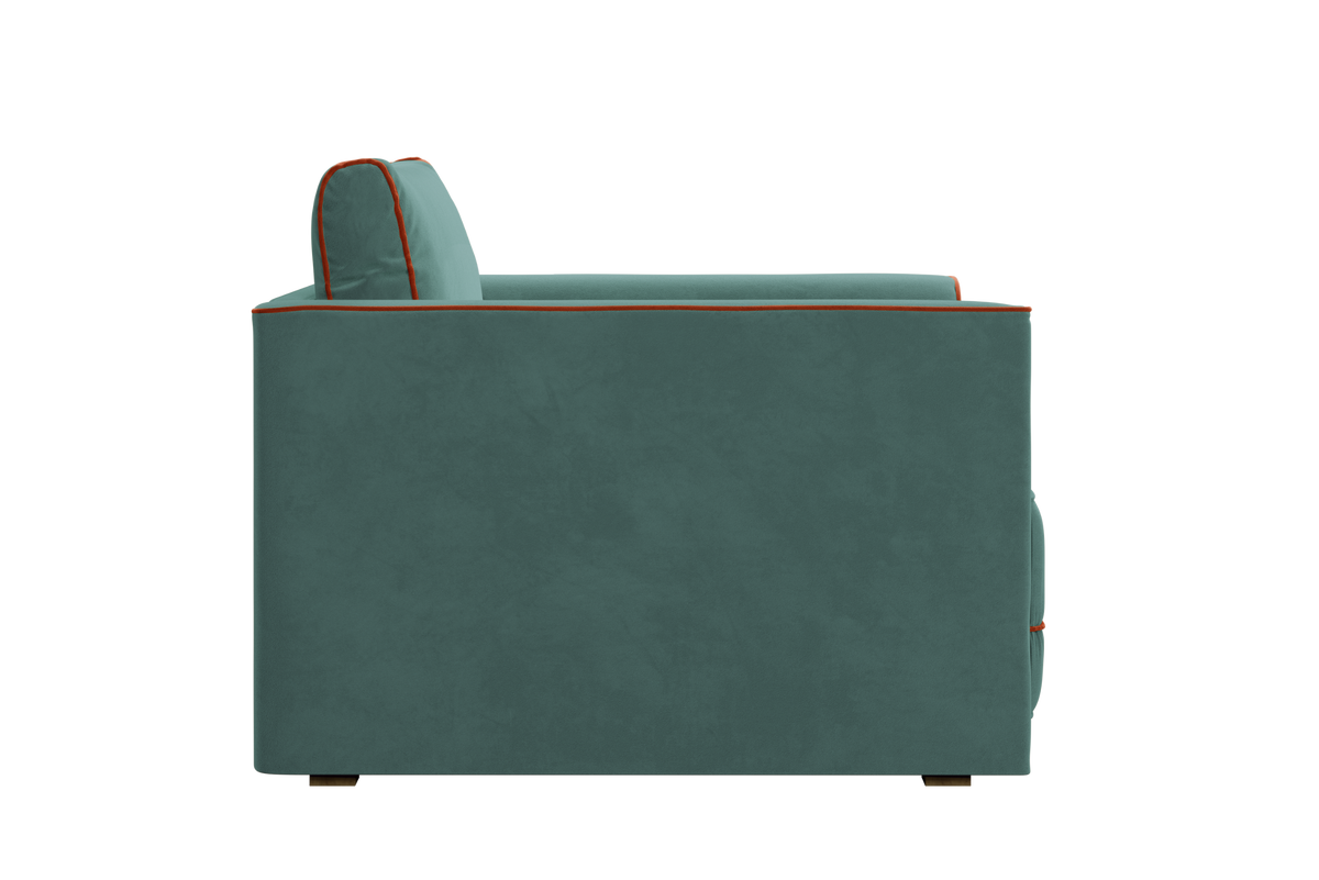The Eclipse Sleeper Chair in Recycled Velvet