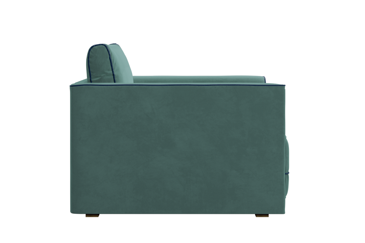 The Eclipse Sleeper Chair in Recycled Velvet
