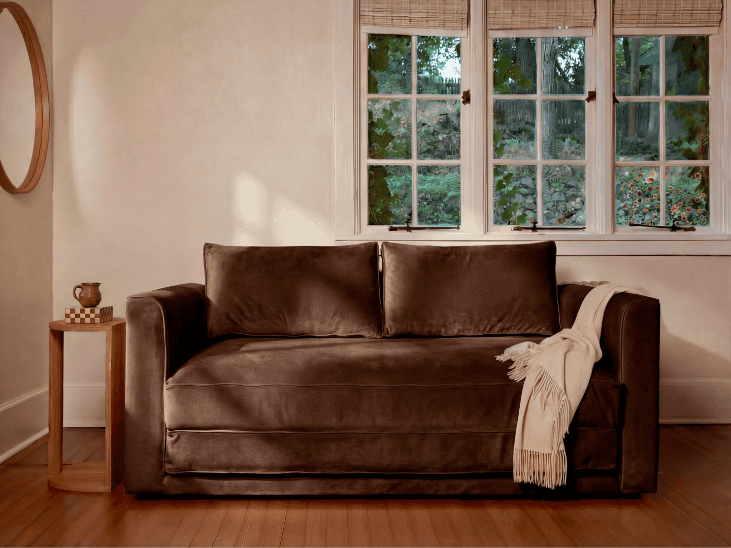 The Eclipse Sleeper Sofa | Recycled Velvet
