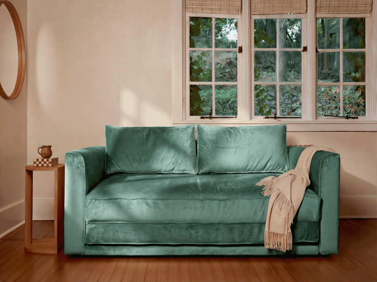The Eclipse Sleeper Sofa | Recycled Velvet