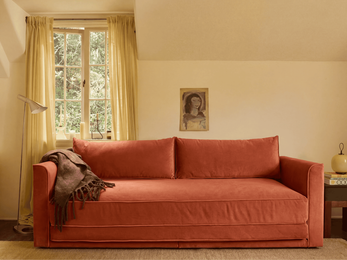 The Eclipse Sleeper Sofa | 90" | Recycled Velvet