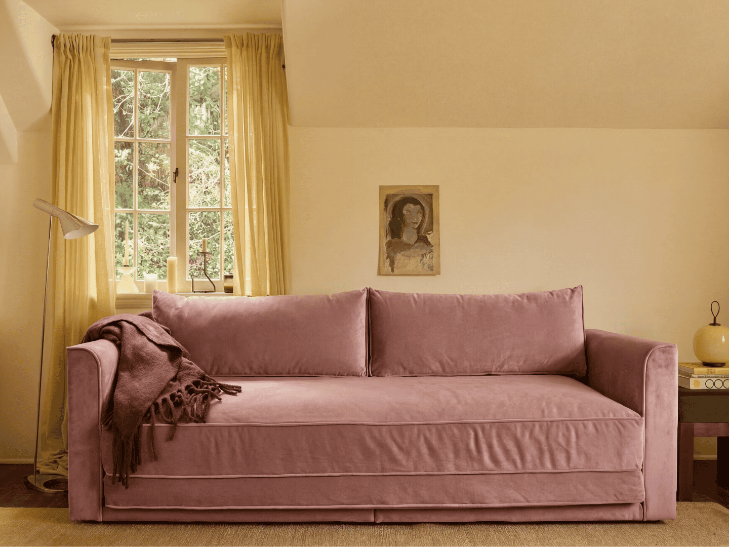 The Eclipse Sleeper Sofa | 90" | Recycled Velvet