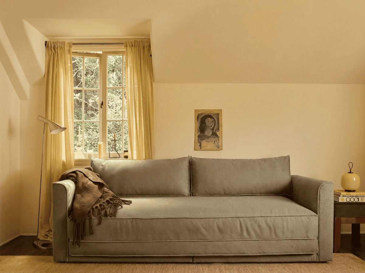 The Eclipse Sleeper Sofa | 90" | Upcycled Poly