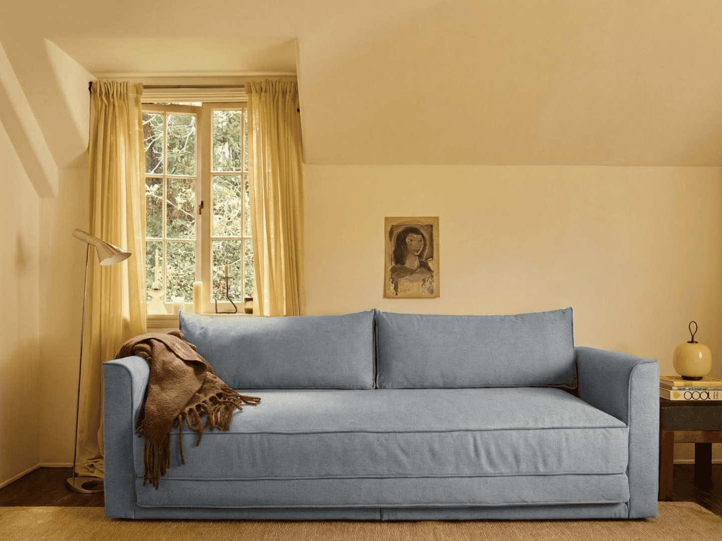 The Eclipse Sleeper Sofa | 90" | Upcycled Poly