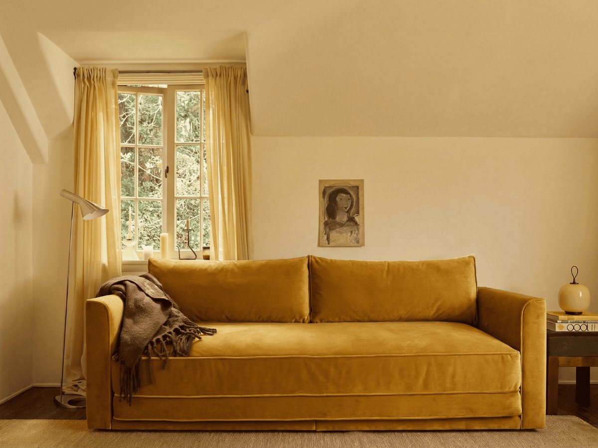 The Eclipse Sleeper Sofa | 90" | Recycled Velvet