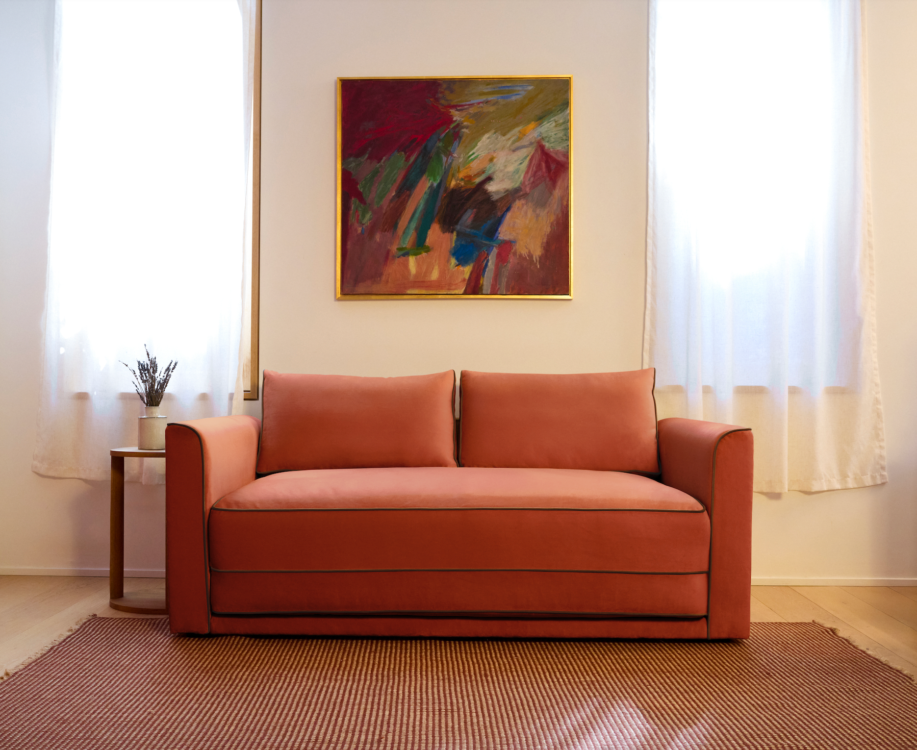 The Eclipse Sleeper Sofa | Recycled Velvet