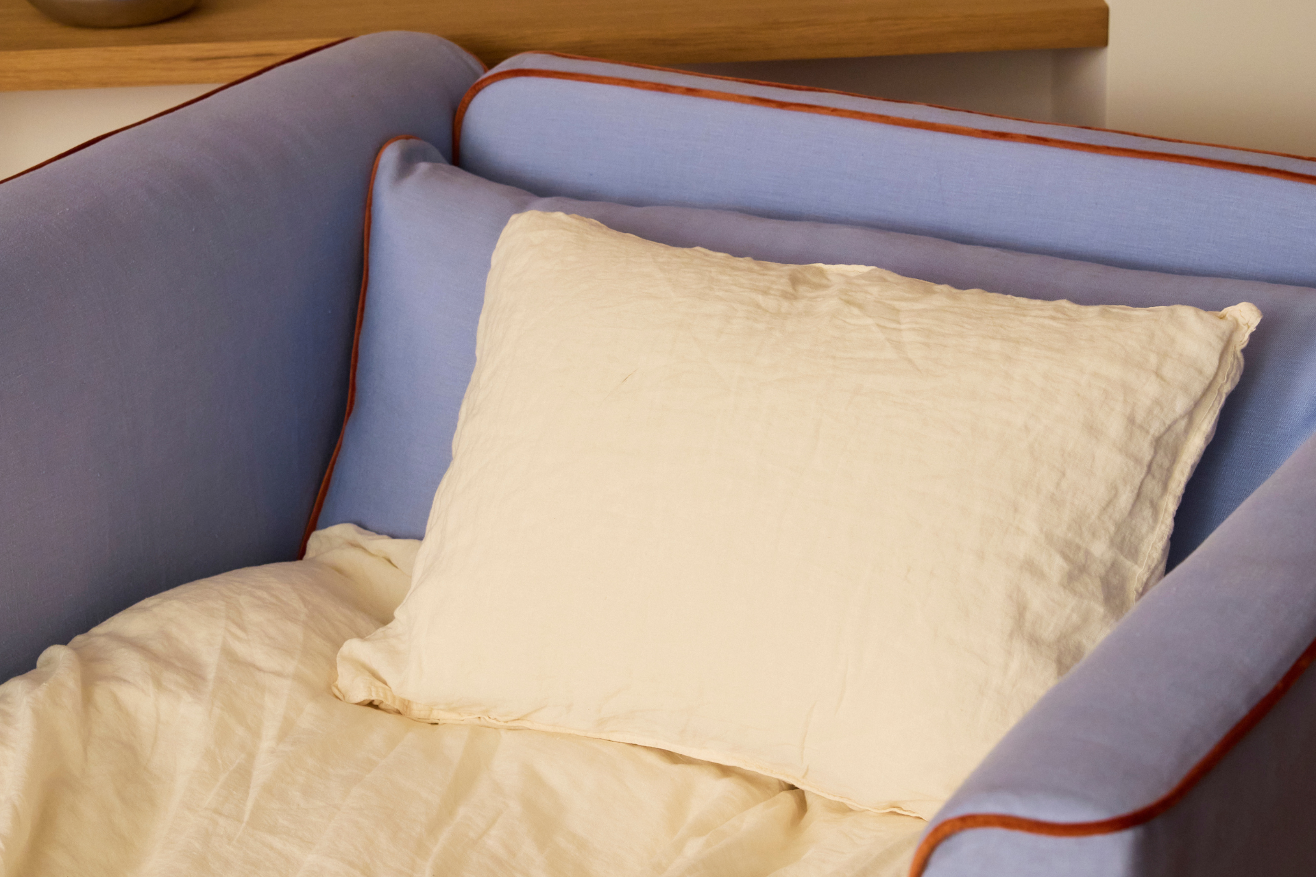 The Eclipse Sleeper Chair in Hemp Blend