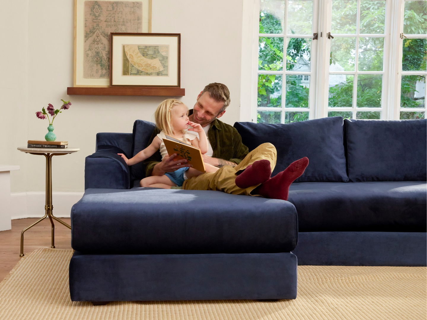 The Elevate Sectional | Recycled Velvet