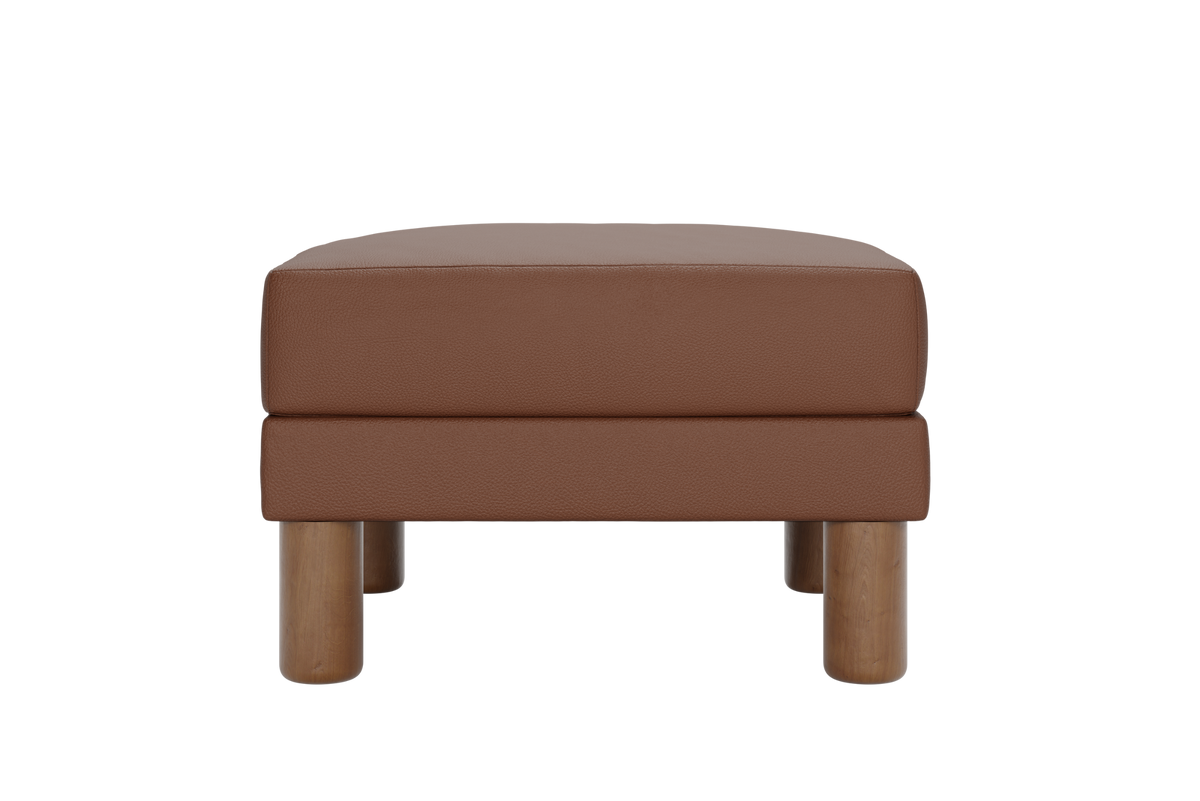 The Essential Ottoman | Cactus Leather