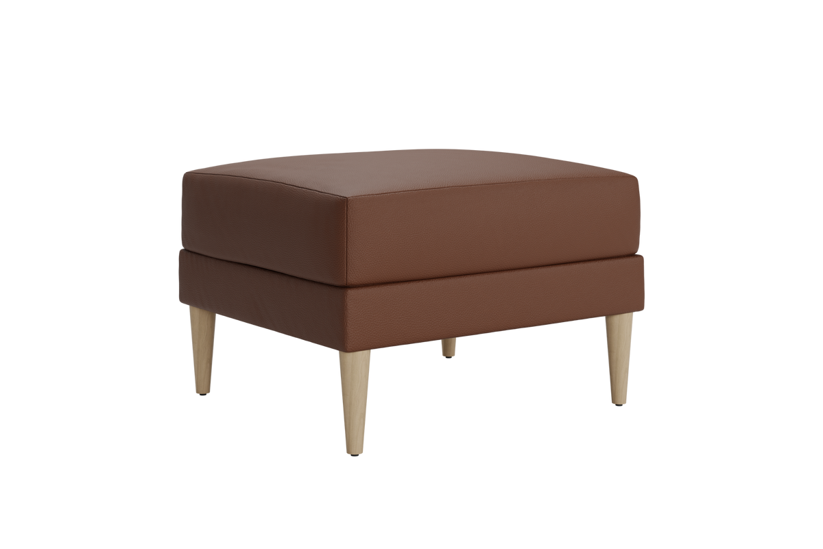 The Essential Ottoman | Cactus Leather