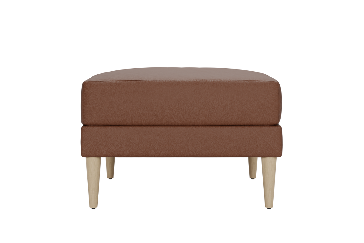 The Essential Ottoman | Cactus Leather