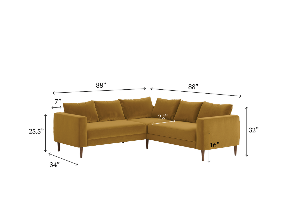 The Essential Corner Sectional | 5 Seat | Upcycled Poly