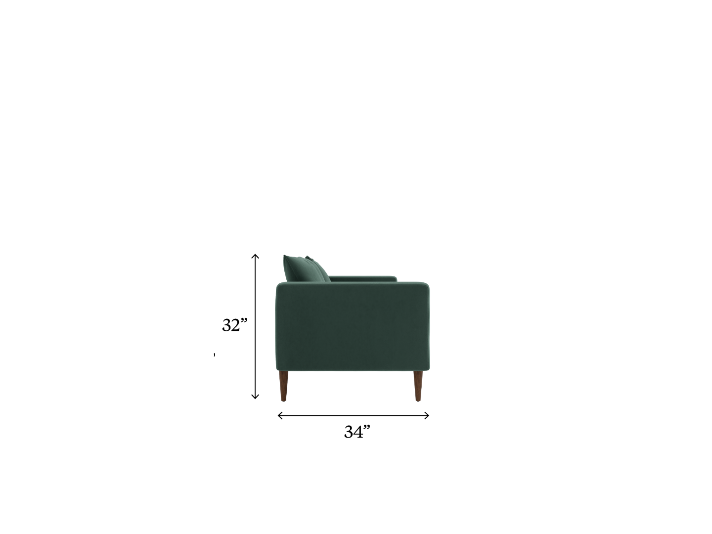 The Essential Loveseat | Recycled Velvet