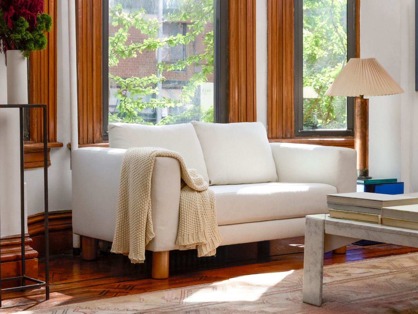 The Essential Loveseat | Recycled Velvet