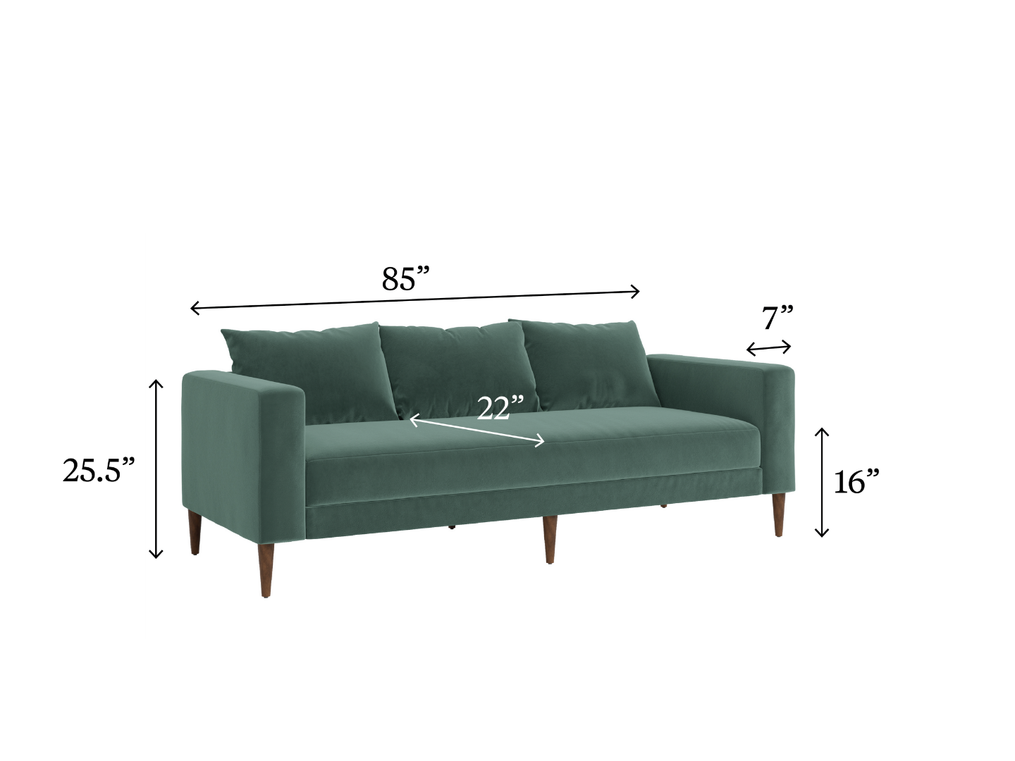 The Essential Sofa | Upcycled Poly