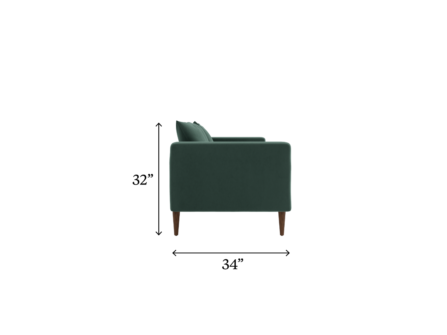 The Essential Sofa | Cactus Leather