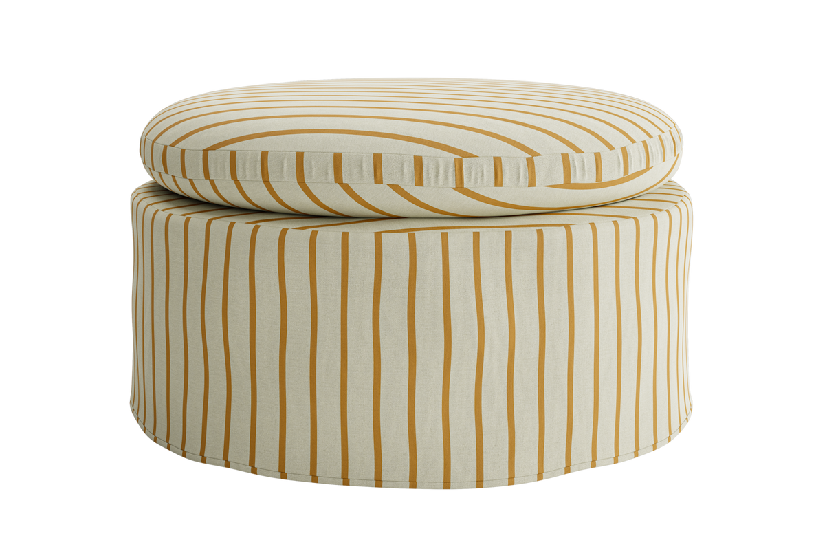 The Evergreen Ottoman | Hemp Blend