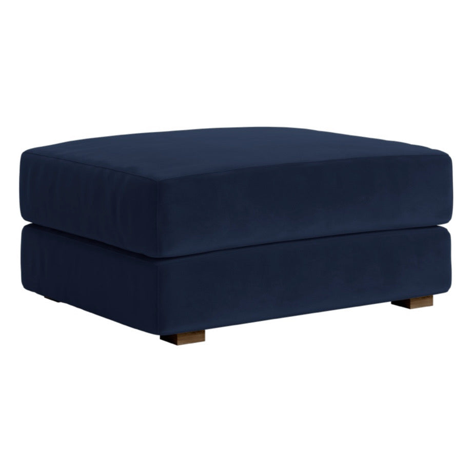 The Elevate Ottoman | Recycled Velvet