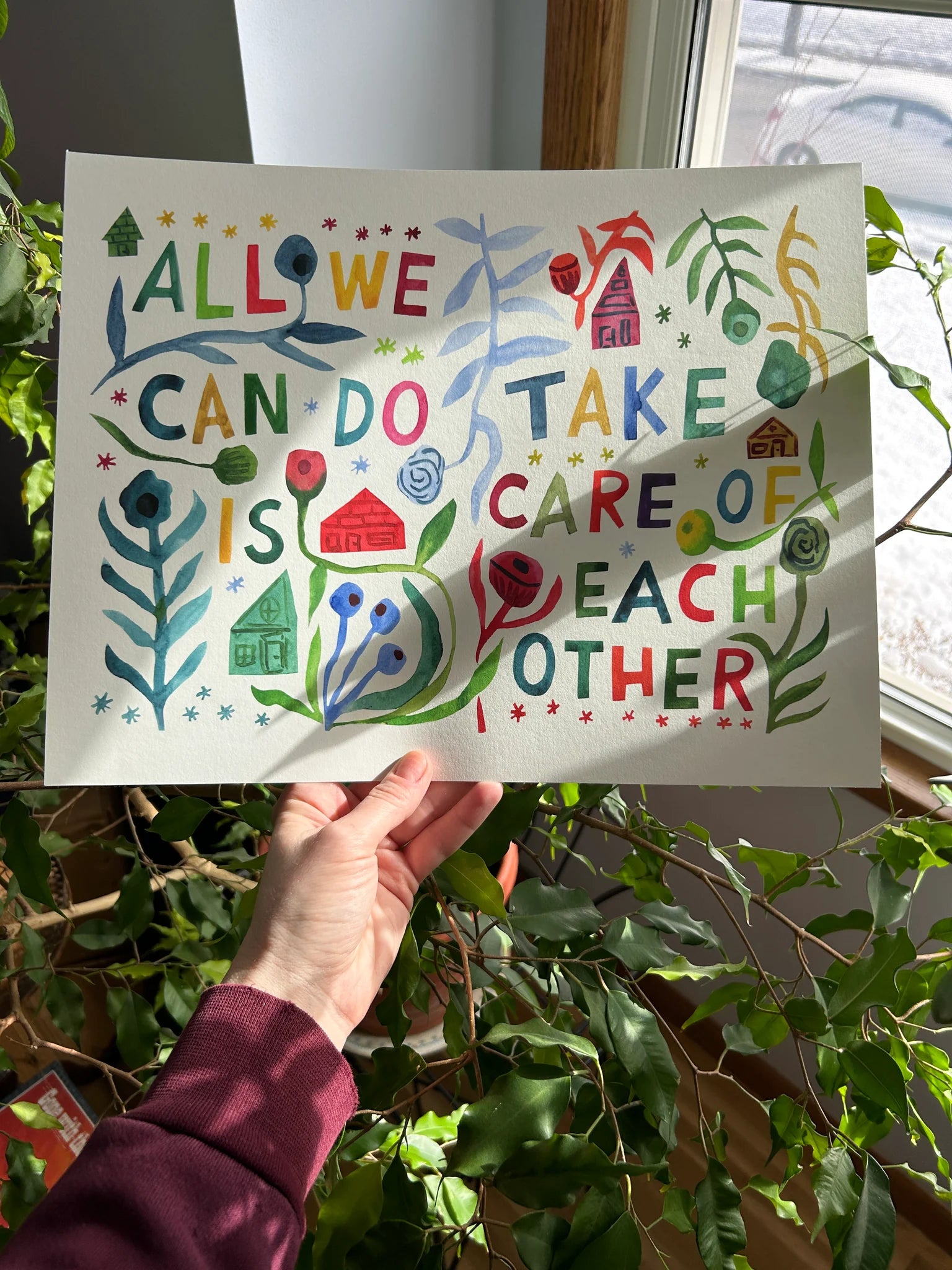 8”x10” Giclée Fine Art Print: Take Care