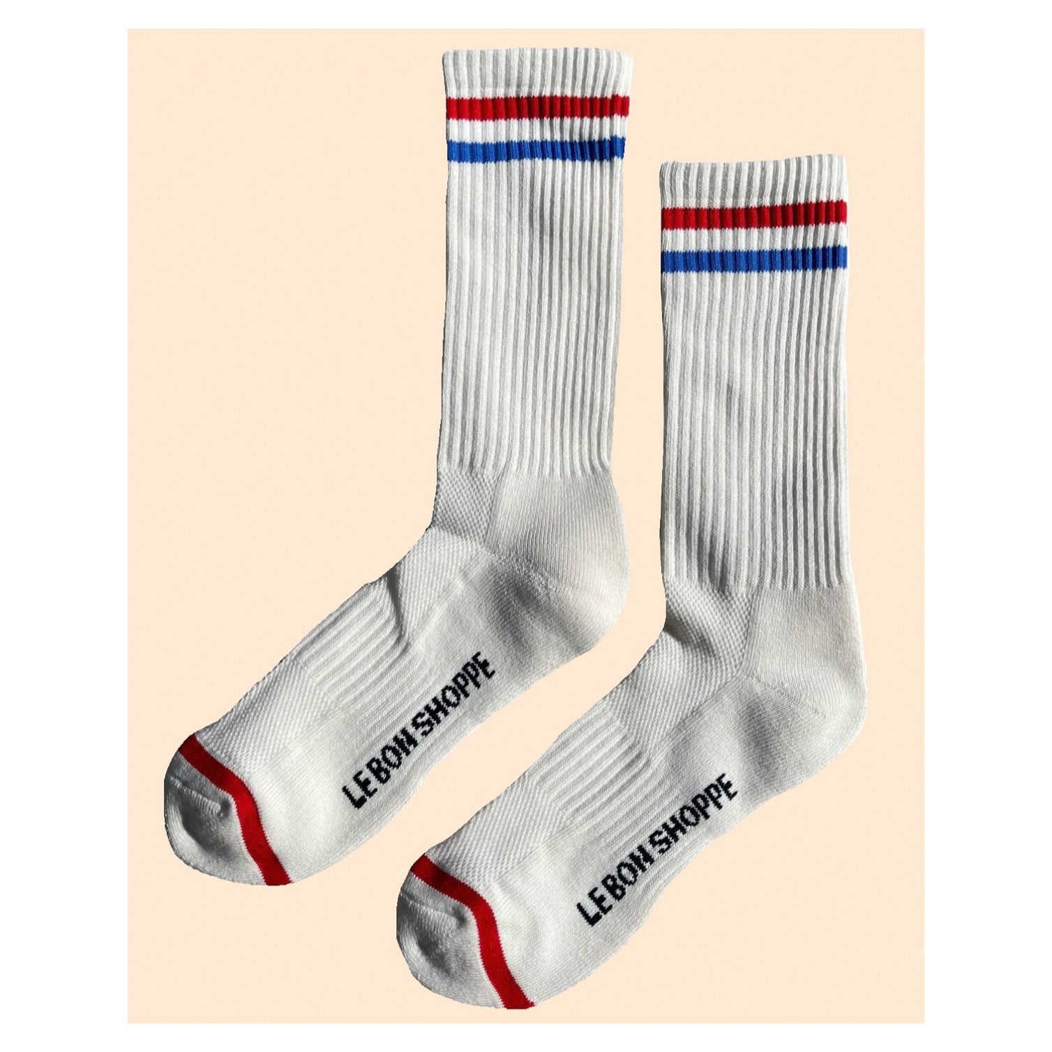 Extended Boyfriend Socks | Milk