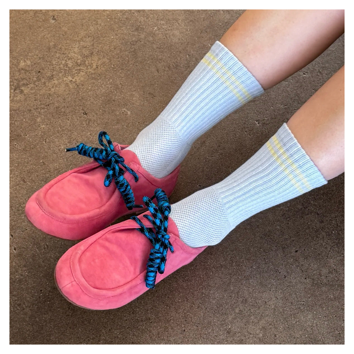 Boyfriend Socks | Pastel Sky