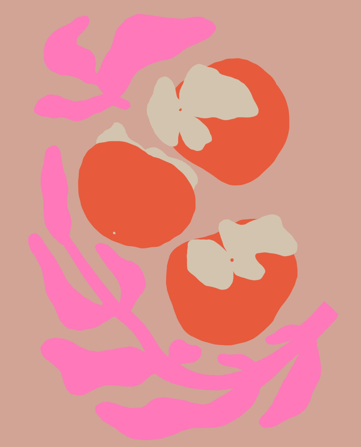 Persimmons Print