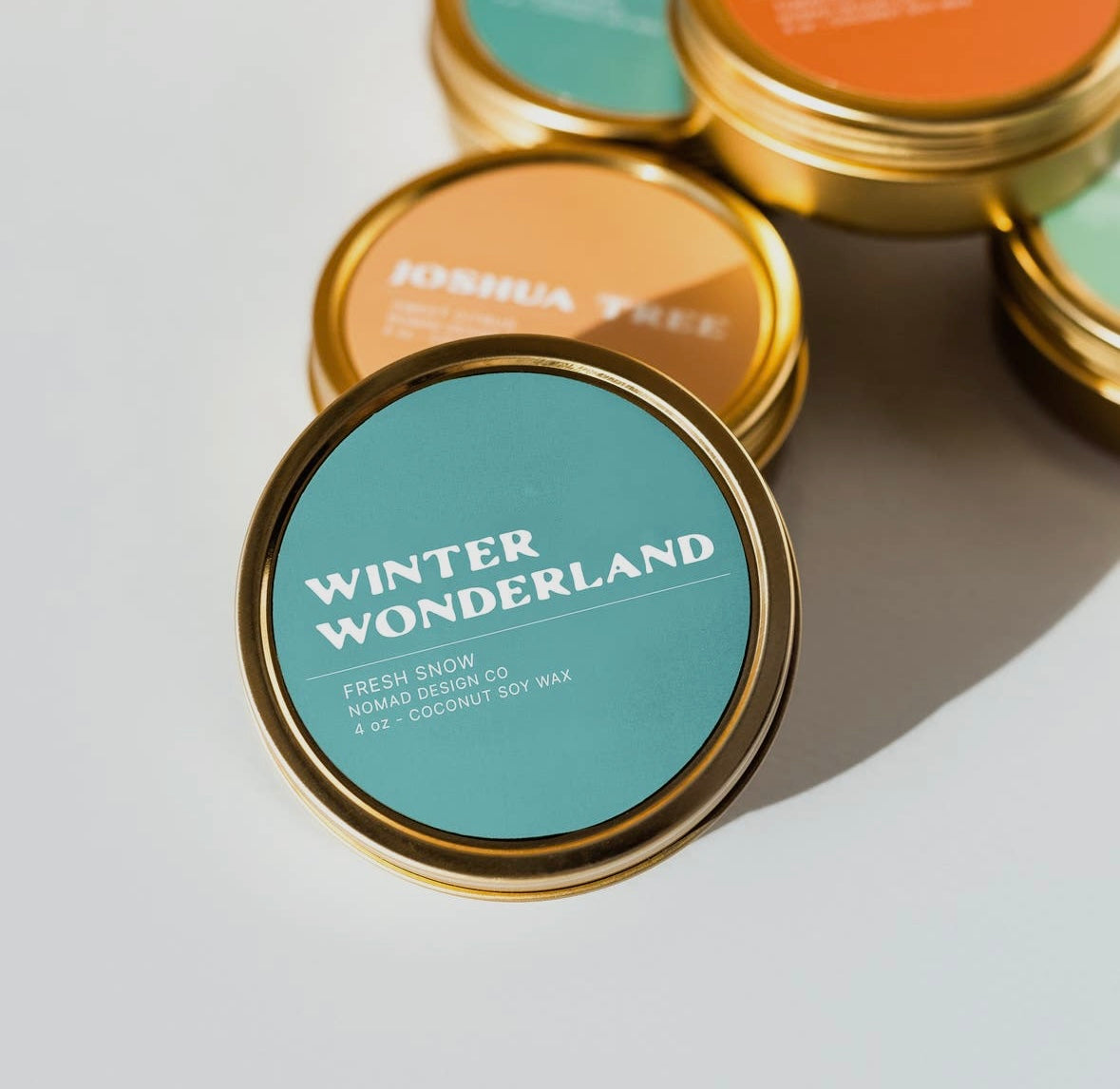 Winter Wonderland Travel Tin Candle