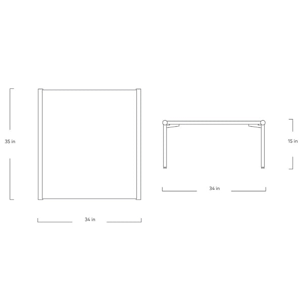 Manifold Coffee Table Square