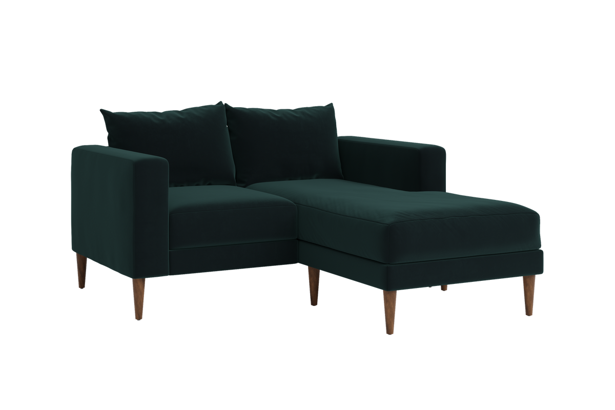 The Essential Loveseat Sectional | Recycled Velvet
