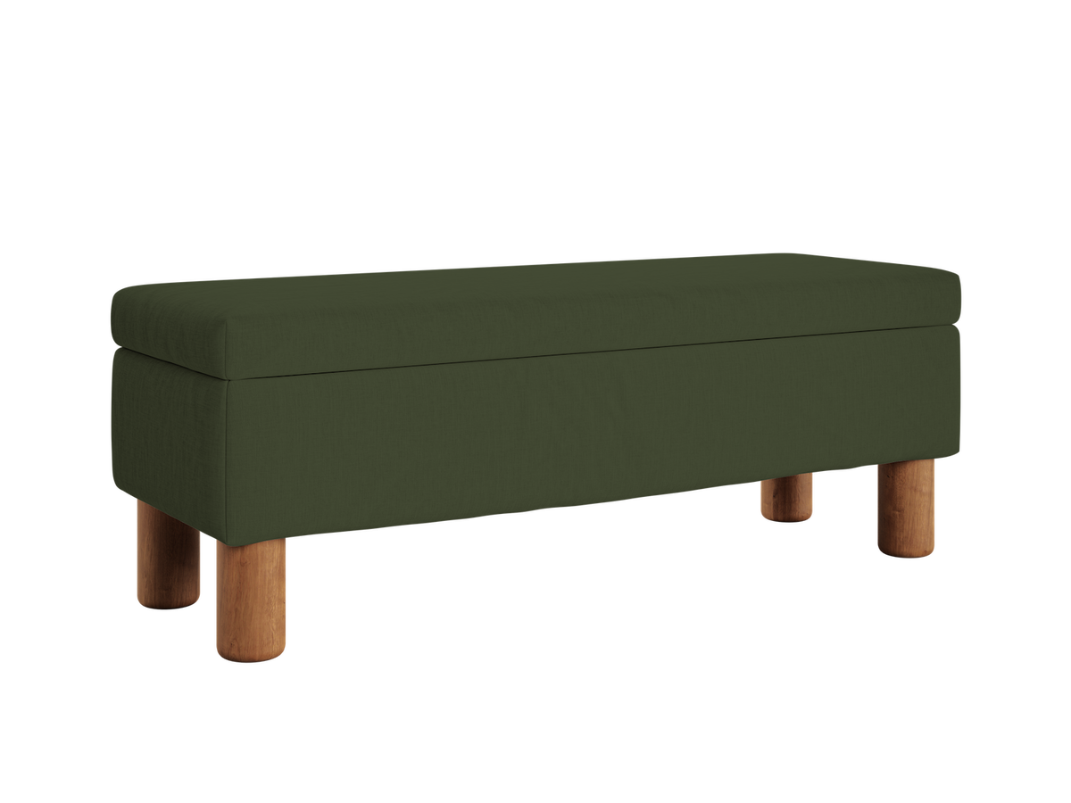 The Essential Storage Bench | Hemp Blend