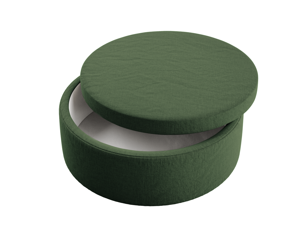 The Evergreen Storage Ottoman | Hemp