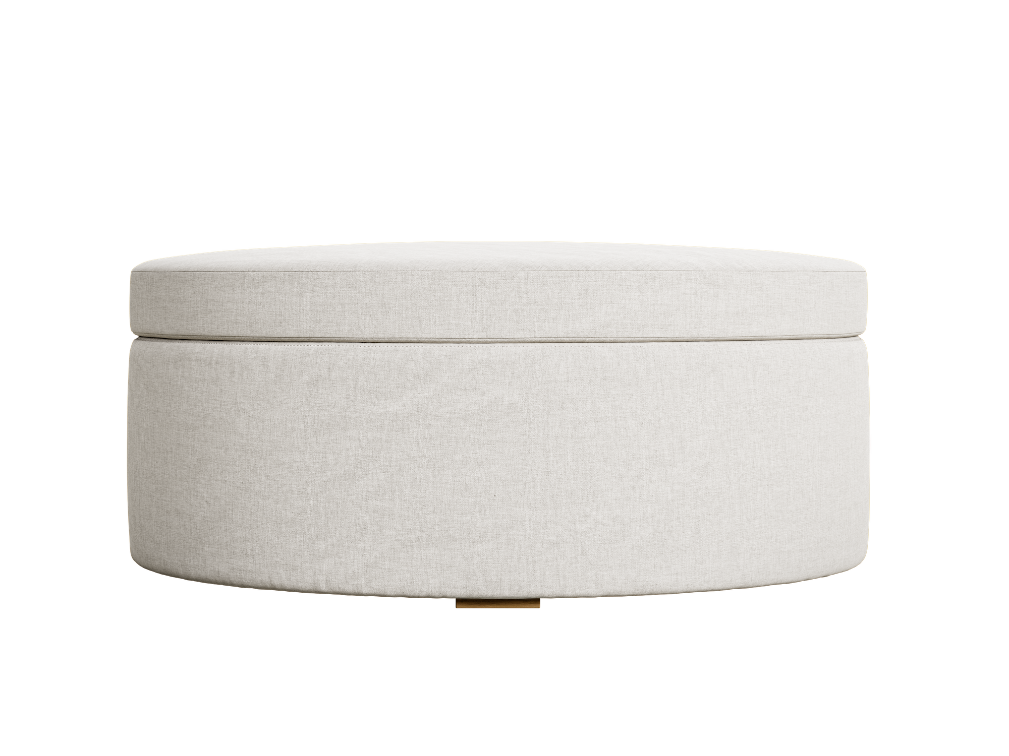 The Evergreen Storage Ottoman | Hemp