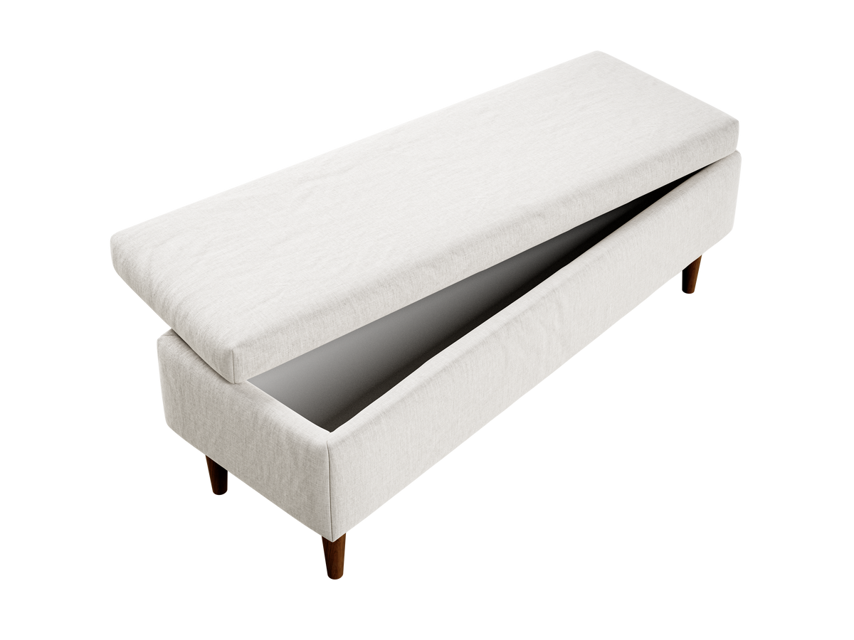 The Essential Storage Bench | Hemp Blend