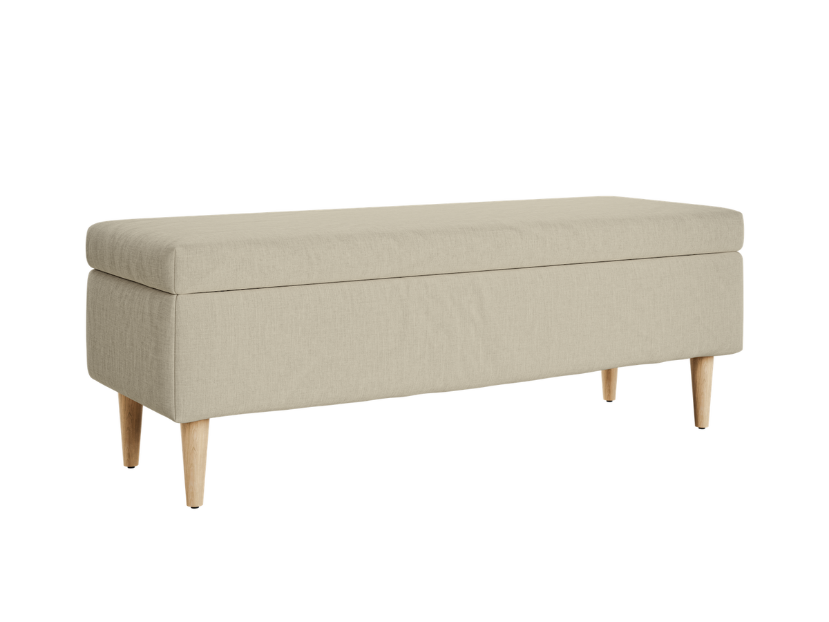 The Essential Storage Bench | Hemp Blend