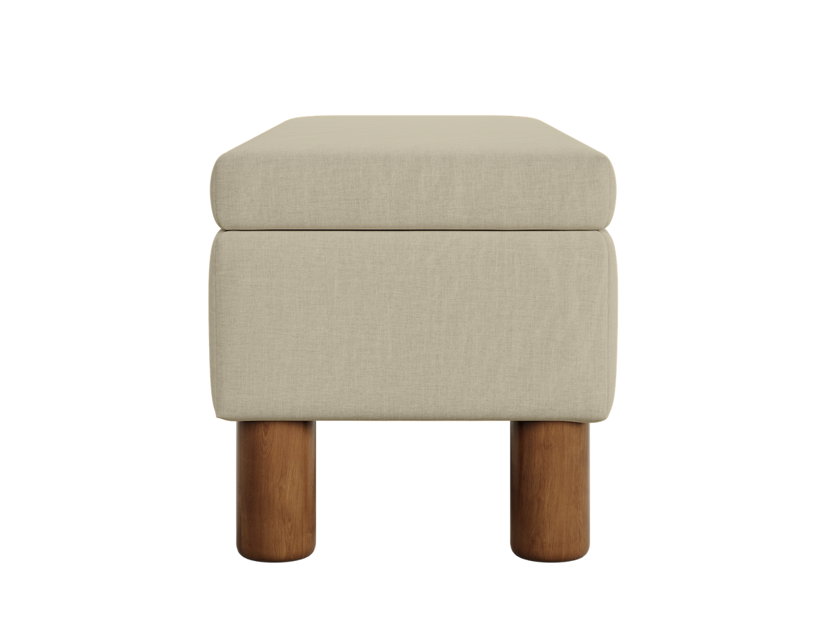 The Essential Storage Bench | Hemp Blend