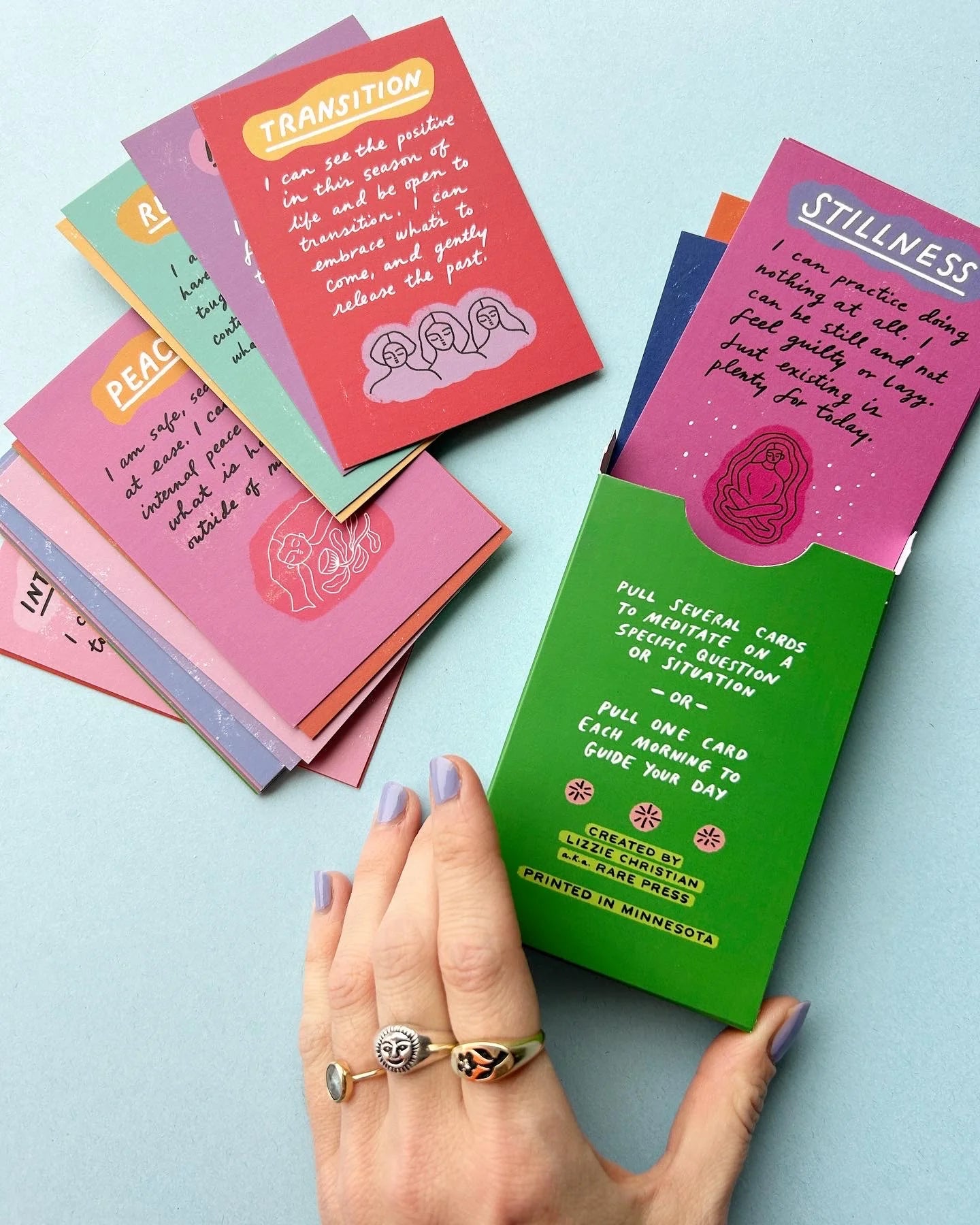 Affirmation Card Deck by Rare Press