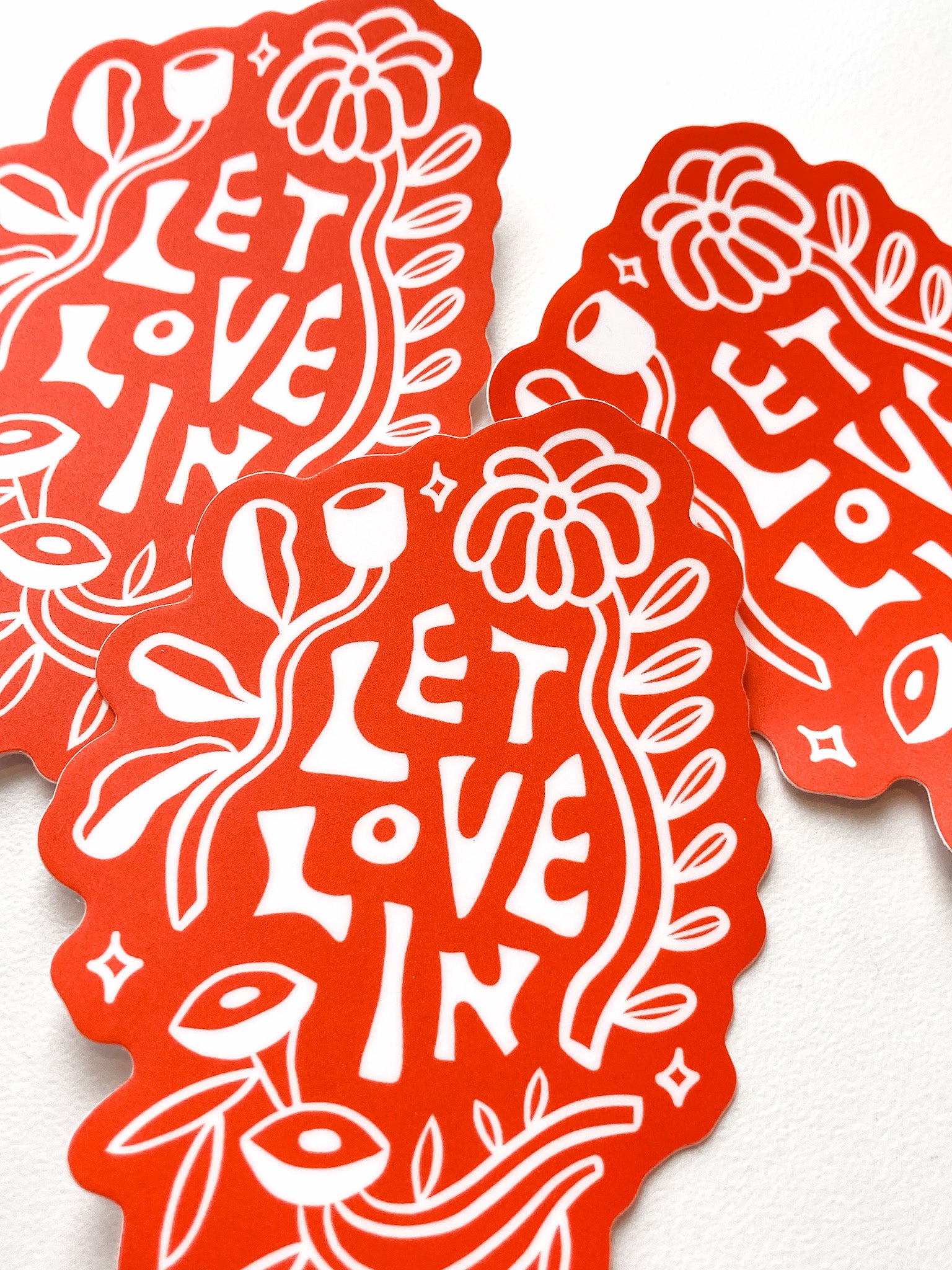 Let Love In Sticker by Rare Press