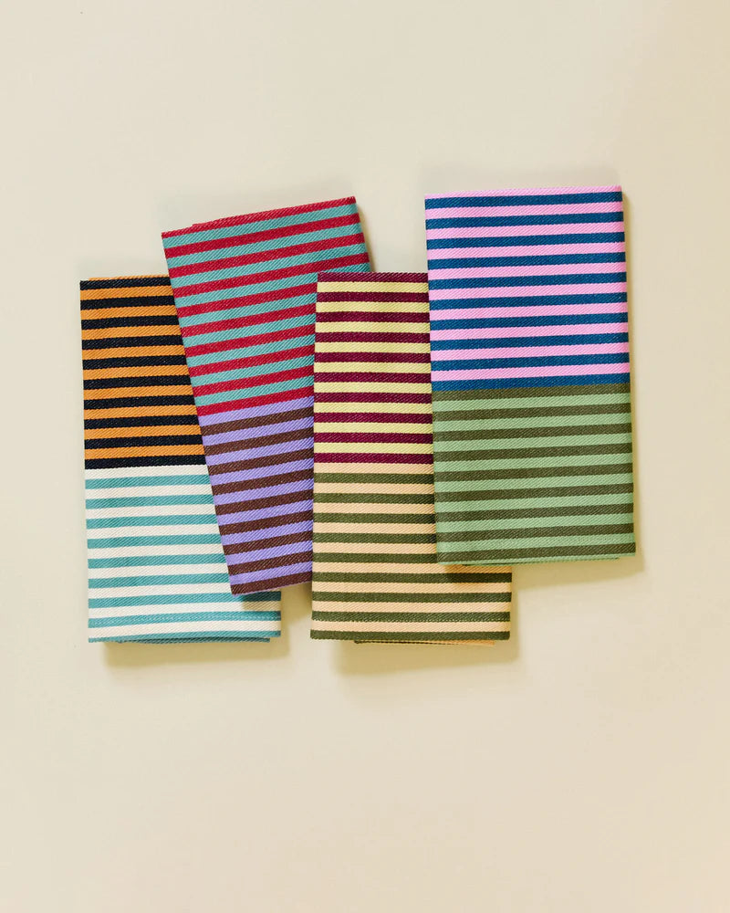 Duo Stripe Napkins | Mixed Set