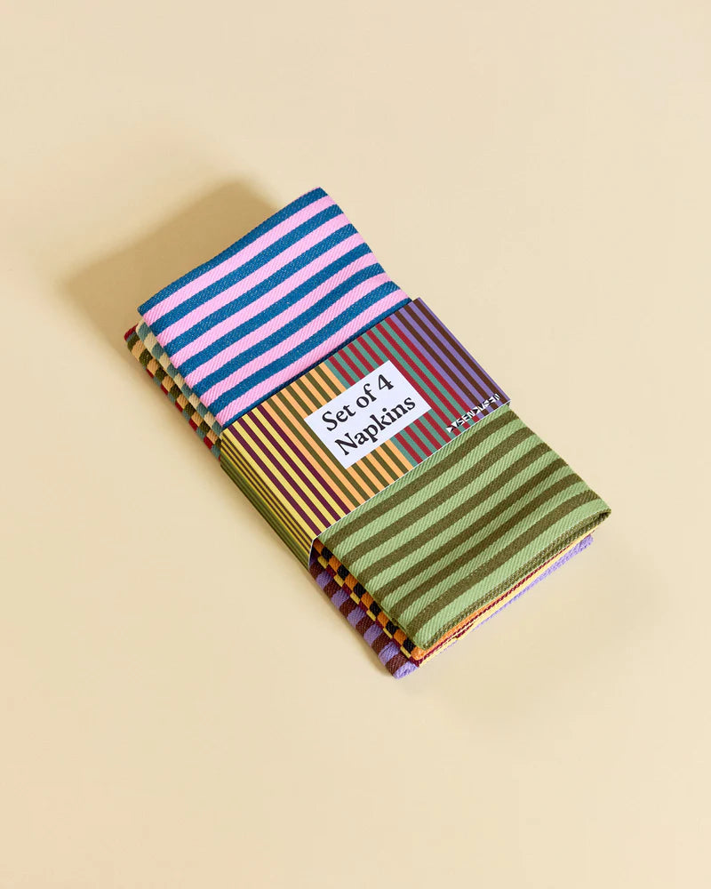 Duo Stripe Napkins | Mixed Set